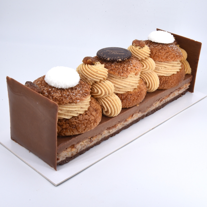 Bûche Chouchou - Chocolat & Fruits Secs
